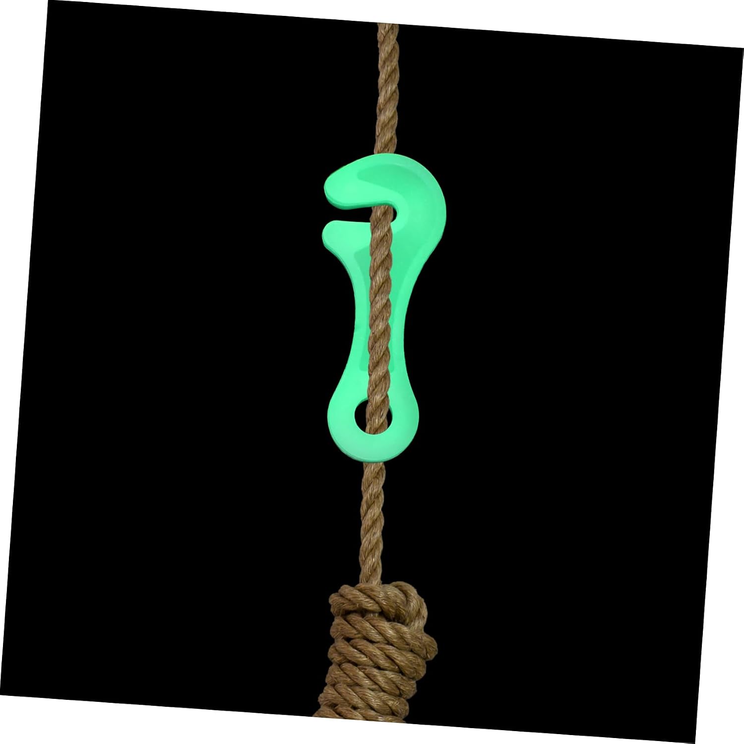 Yardwe 20pcs Guyline Tensioners Plastic Wind Rope Buckle Tent Stakes Tensioners Glow Dark Tabs for Setup