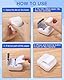 heuchaey Mini Drucker,Mobiler Thermodrucker mit 13 Rollen Druckerpapie Stiften,Smartphone Bluetooth Drucker für Android,iOS,Wireless Fotodrucker Thermodrucker für Lernhilfe,Notizen,Liste,Fotos(C20)
