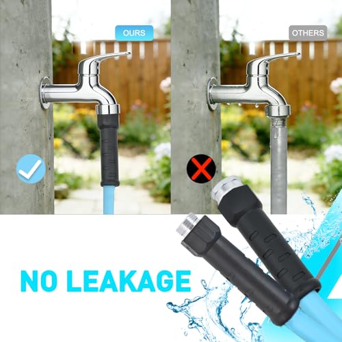Image of Nilight RV Water Hose 15FT Garden Drinking Hoses with Storage Bag | Leakproof Anti-Kink 5 /8 inch Inner Flexible Lightweight Freshwater Hose for RVs Campers Travel Trailer Boat Car Wash Accessories