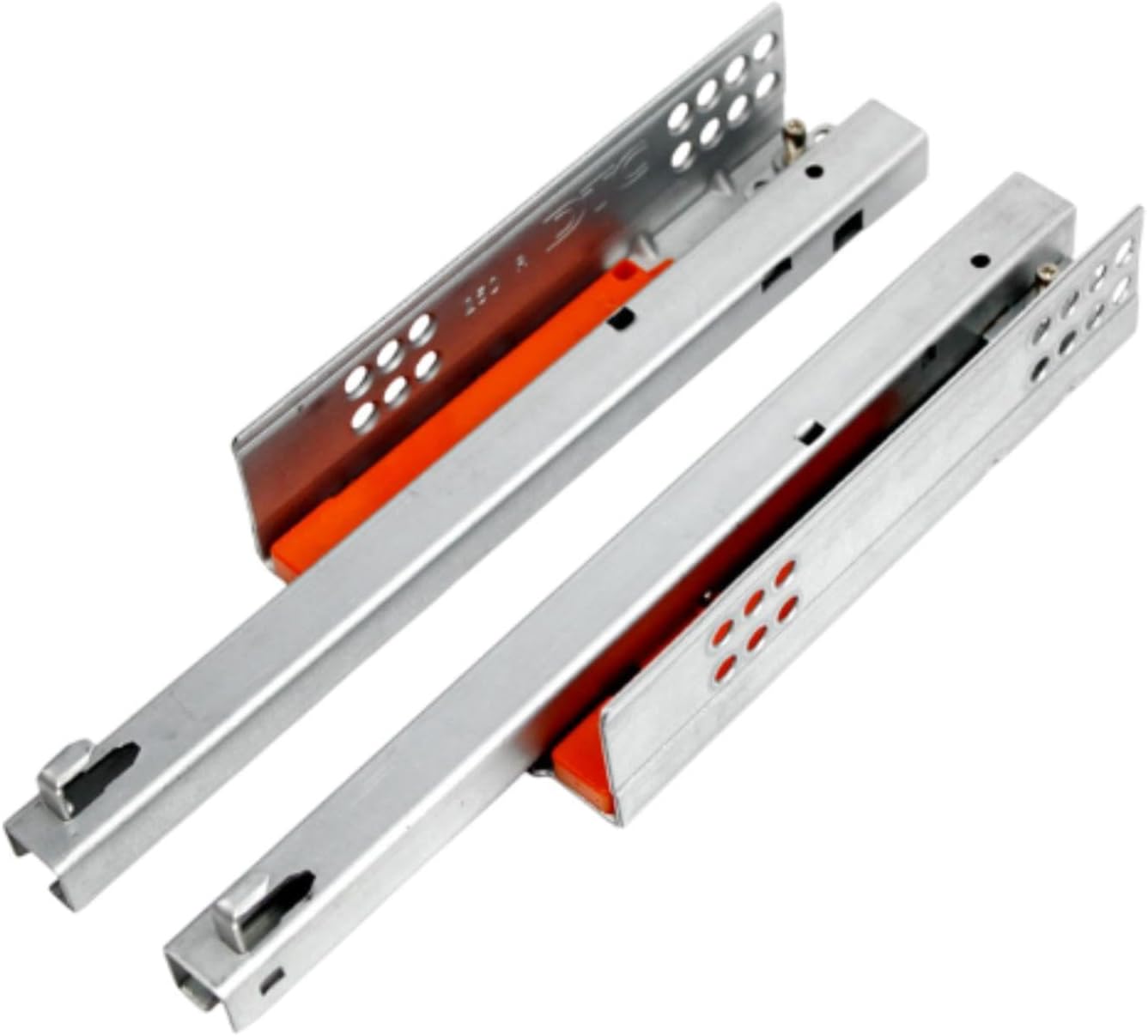 2x Drawer Sliding Rails Basic under Mount Soft Closure for Cabinet, Length 30cm