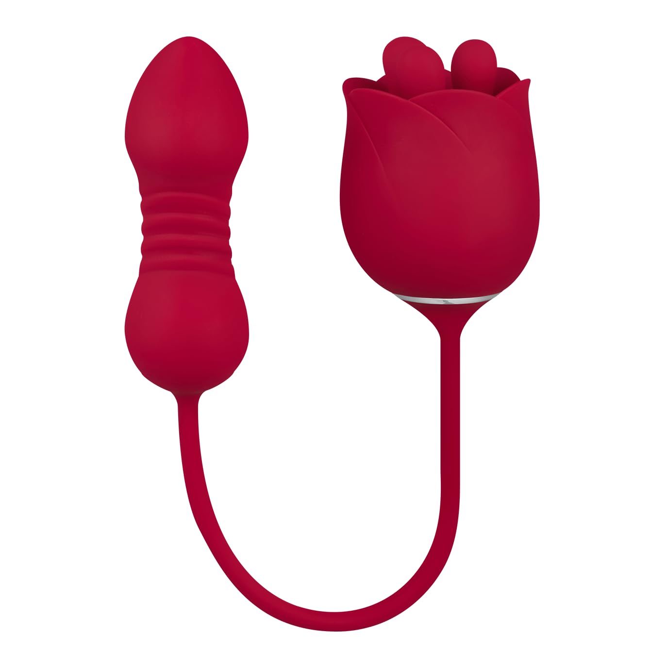EIS Auflegevibrator | Rosenförmiger Vibrator mit Bullet | 38,5 cm | Erotik