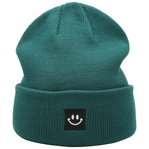 Image of 55cube Unisex Winter Beanie Hats Warm Thick Knit Cuffed Skullcaps