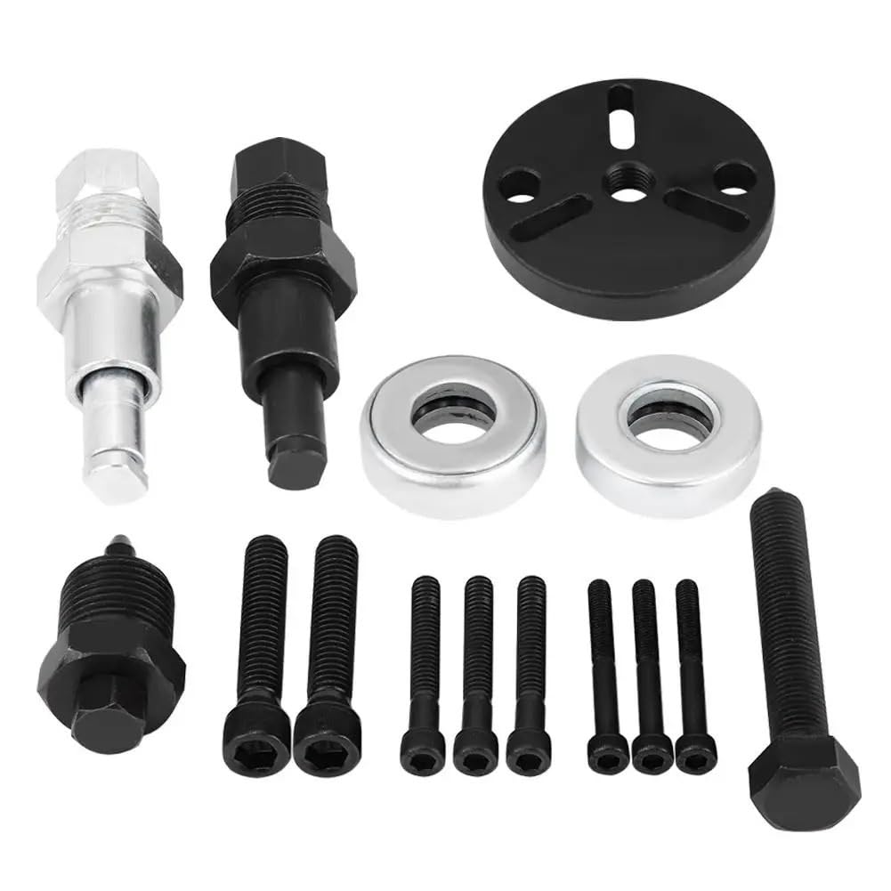 Frizione Kit di rimozione della frizione del compressore A/C per auto, estrattore e installatore, strumento per aria condizionata Molla Frizione