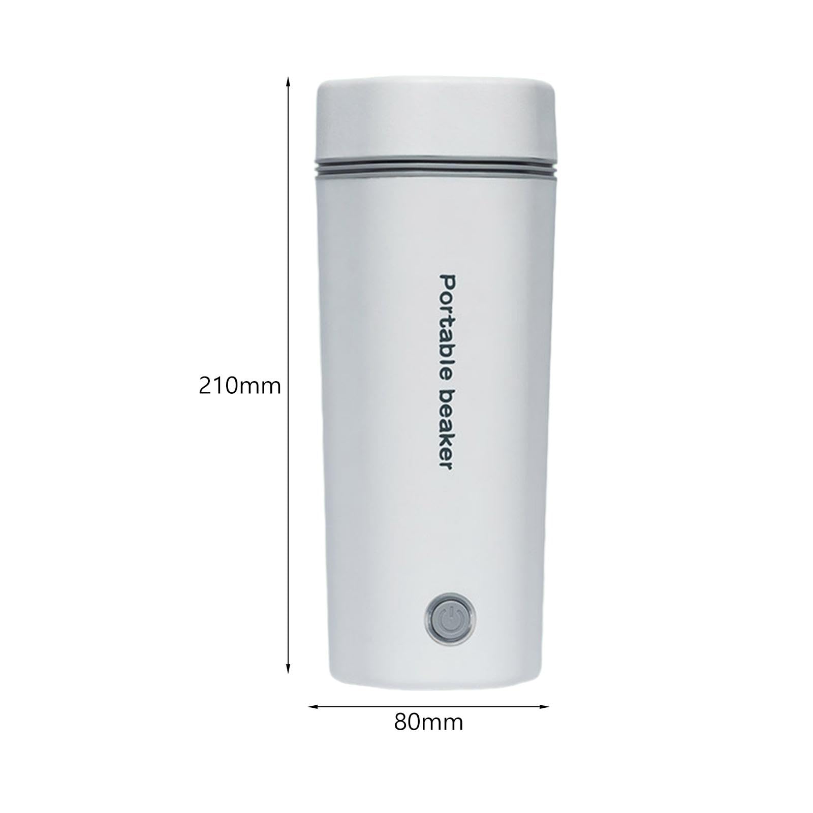 rockible Gobelet Isotherme pour véhicule, Tasse de Voyage à réchauffement instantané, récipient à café, thé, Tasse de déplacement, 12V Noir
