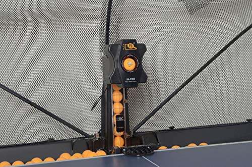 DOMINTY 50W S6-PRO Table Tennis Robot Automatic Ping-Pong Ball Machine Practice Training Recycle Net Updated