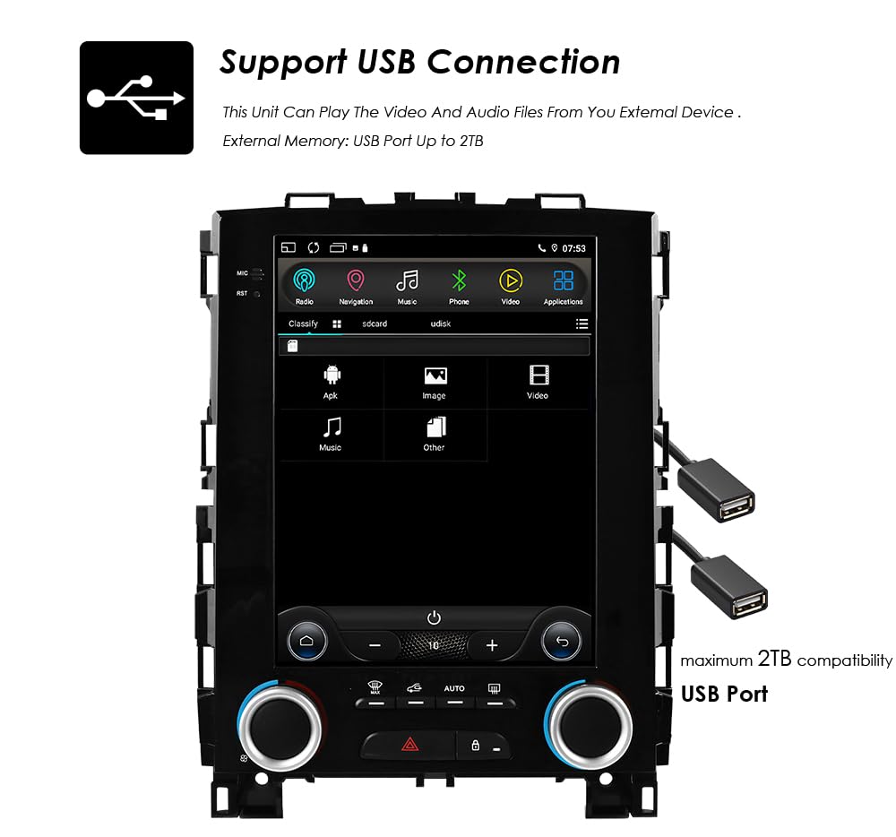 Ossuret Autoradio pour Renault Megane 4/ Koleos/Samsung SM6 / Talisman (2017-2019), 9.7 Pouces Android 14 écran Tactile 2+32 Go Navigation GPS avec Carplay Android Auto Bluetooth USB TPMS OBD2 Dab+