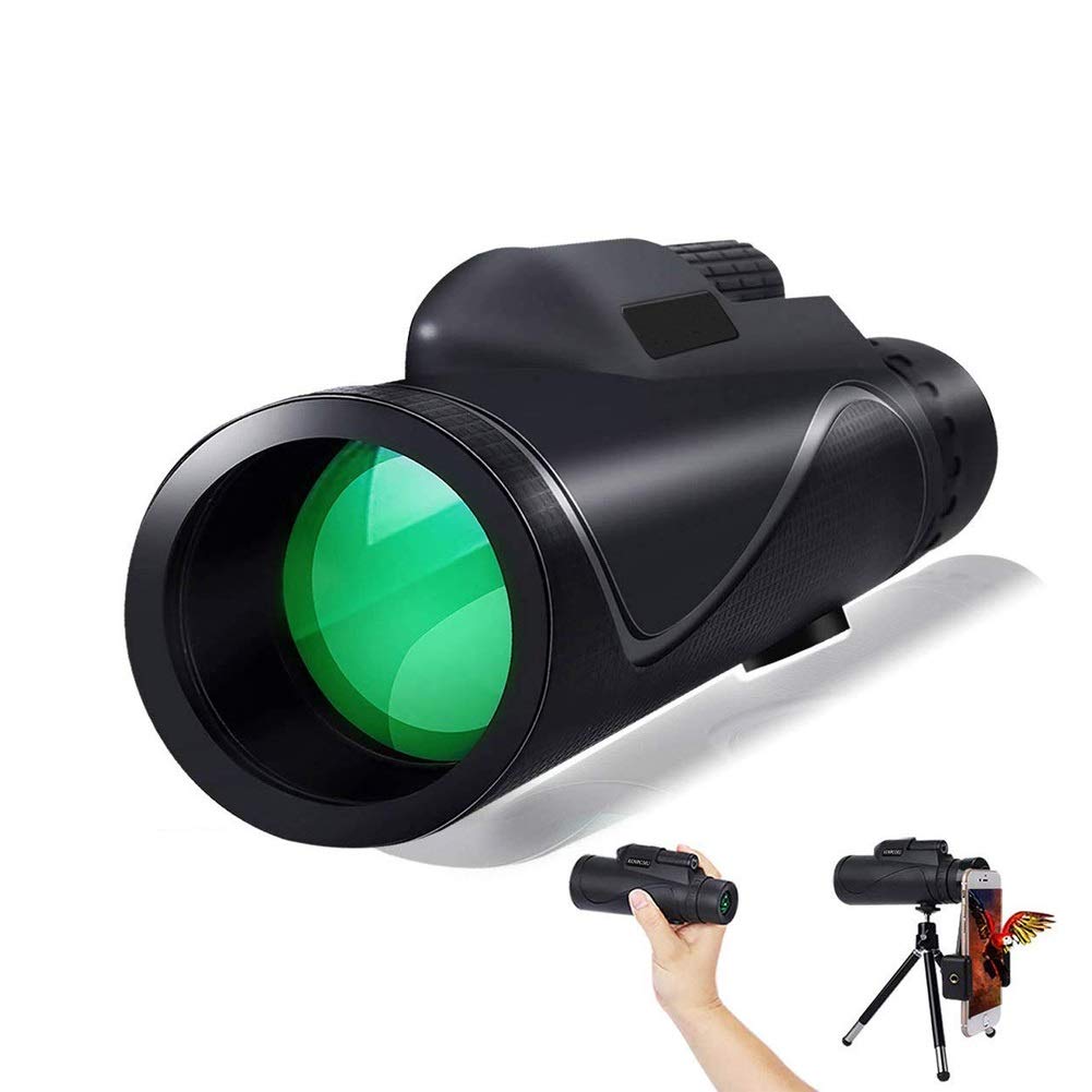 Monoculares Alta Potencia para Adultos, 40x60, compactos, Ideales para observación Aves, Acampada, Deportes al Aire Libre, Viajes, Turismo y observación Aves.