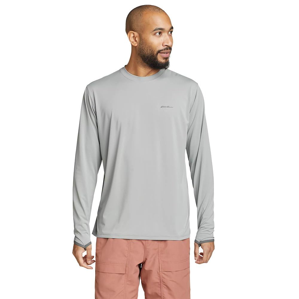 Eddie Bauer Men's Marine Air UPF Long-Sleeve Crew