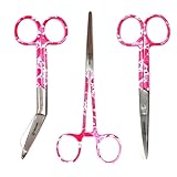 Krankenschwester Scheren Set "Pink Love" - MDR Zertifikat - Verbandschere - Schere - Kocher - Krankenschwester Zubehör - Krankenschwester Geschenk