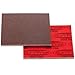 3"X4" RED A/O Foam PAD 320-380 Very FINE 25/BX