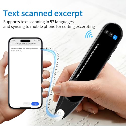 Image of Scan Translation Pen & Reading Pen, Professional Assistive Tool for Dyslexia, Learning Difficulties and Language Learners, Portable Language Translator Device, Supports 142 Languages