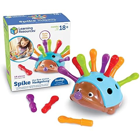 Learning Resources Spike The Fine Motor Hedgehog - 14 Pieces, Ages 18+ months Toddler Learning Toys, Fine Motor and Sensory Toys, Educational Toys for Toddlers Cover