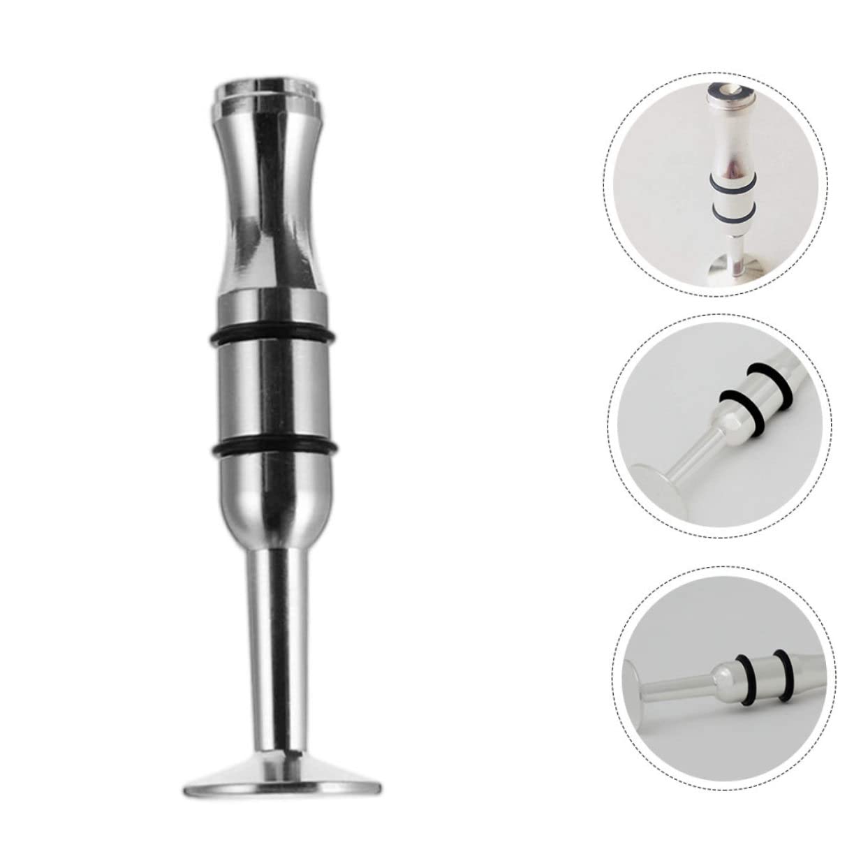 TOYANDONA 4pezzi Esercitatore Per Bocca Per Strumenti Musicali Argento Utensile Per Pratica Tromba Trombone Sassofono e Clarinetto Di Forma e Labiale Compatto e Resistente