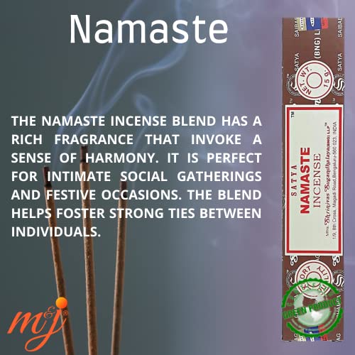 Original Satya Nag Champa Namaste Incense Sticks - Image 2