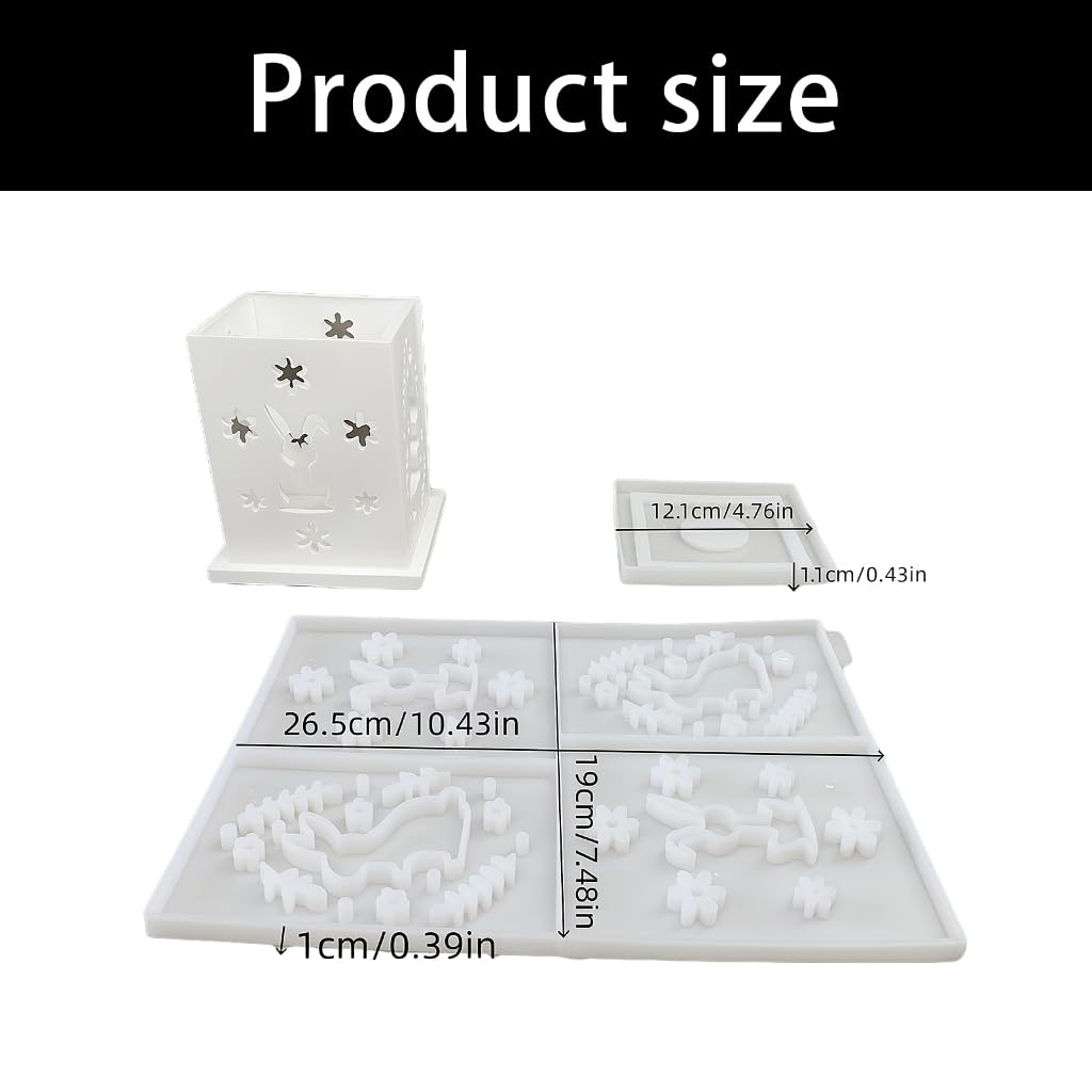 Świecznik żywica forma wielkanocny królik epoksydowa forma odlewnicza do rękodzieła DIY dekoracje domowe