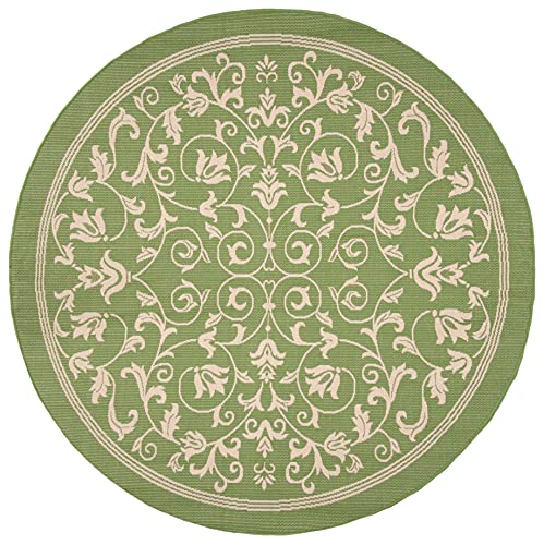 Tapete SAFAVIEH Courtyard Collection redondo 94 cm miniatura 3