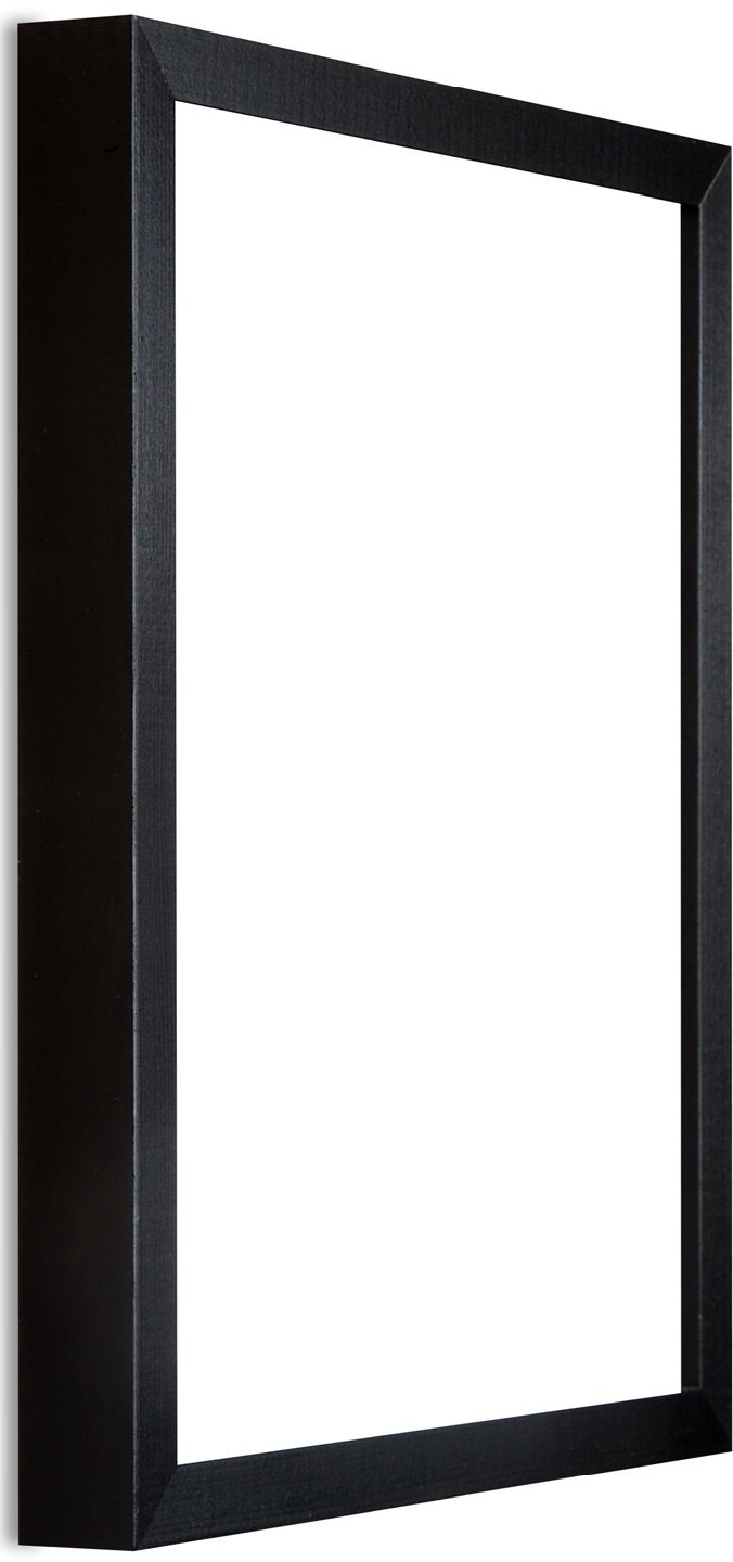 Frame Company Webber Range Black Wooden Picture Photo Frame, A4 (11.75x8.25'') *Choice of Sizes* Fitted with Real Glass
