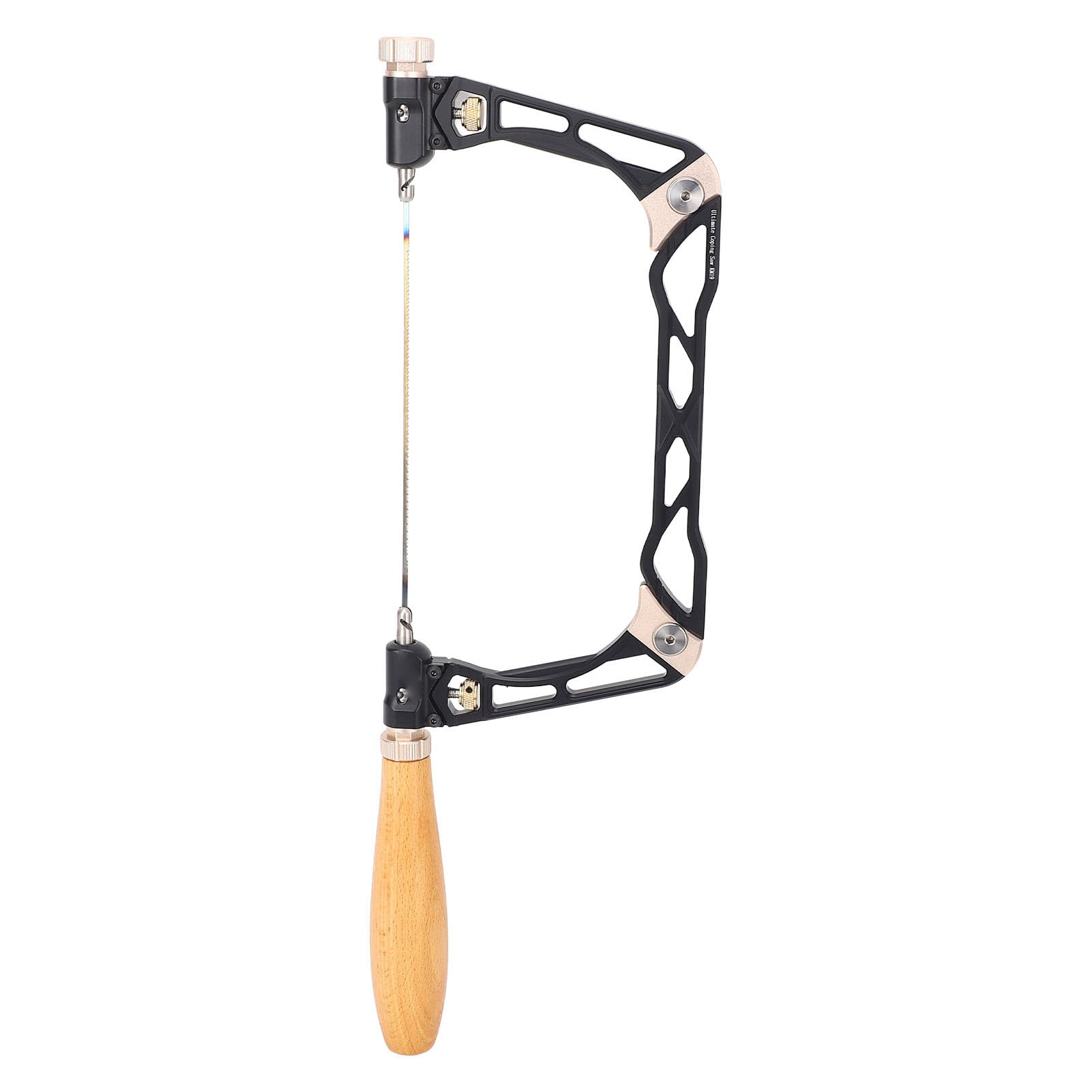 KUIDAMOS Kit de Sierra de Calar de Aluminio para Carpintería, Duradera para Cortar Madera, Cerámica, PVC con Cómodo para Carpinteros, Hoja de 6 y 4 Pulgadas, Adecuado para Proyectos de Bricolaje