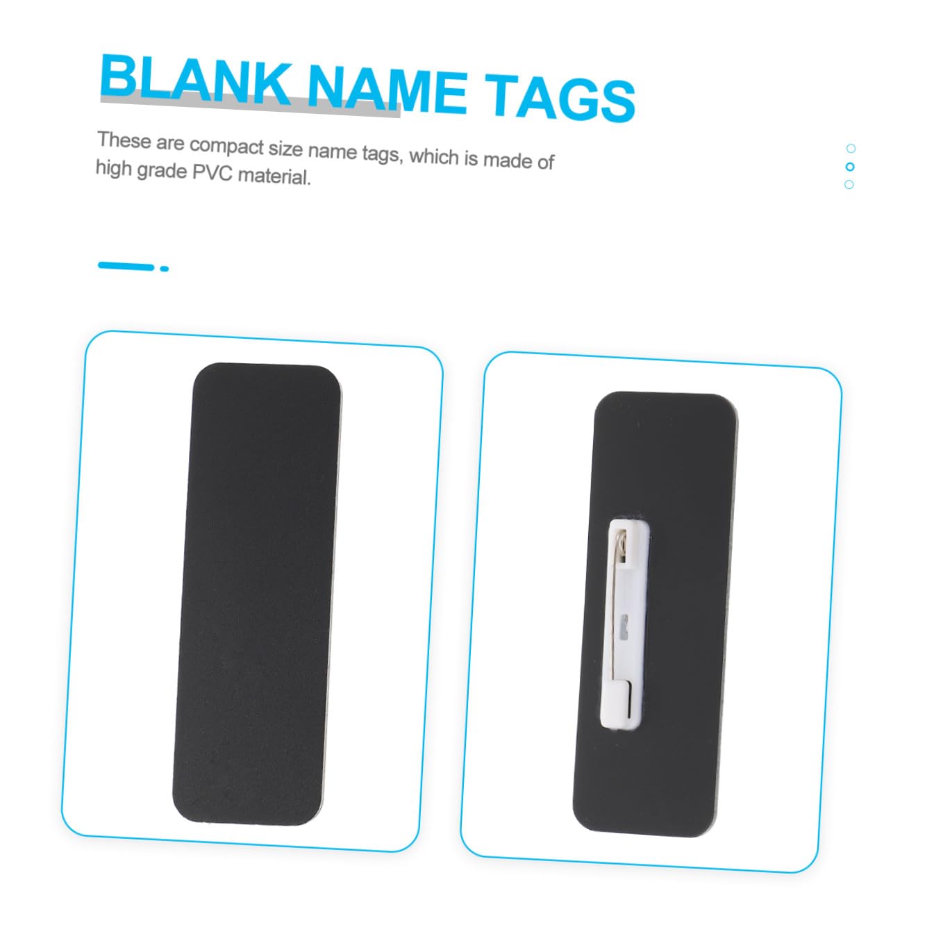 45pezzi Name Badges Colorati Per Scuola e Ufficio Etichette Pratiche e Resistenti Adatte Studenti e Professionisti Facili Da Scrivere e Personalizzare