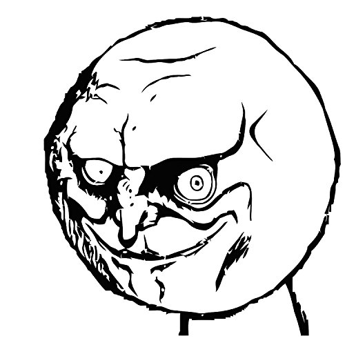 Affiche Rage Face No Internet grand format poster Troll 91x88cm