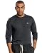 Champion Men's Vapor Long Sleeve Tee, Black Heather, XL