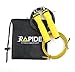 Rapide Jump Rope - Adjustable Cable, Rapid Ball Bearings & Anti-Slip Handles - Skipping Rope for Fast Weight Loss & for Exercise, Cardio, Crossfit (Yellow)