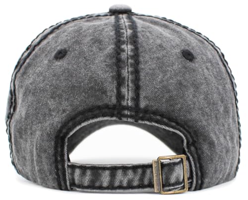 Image of KBETHOS Dog Cat Mom Dad Theme Womens Baseball Cap Distressed Vintage Unconstructed Embroidered Patch Hat