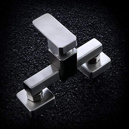 Douche avec tige de levage réglable et ensemble de douche classique en inox - 2