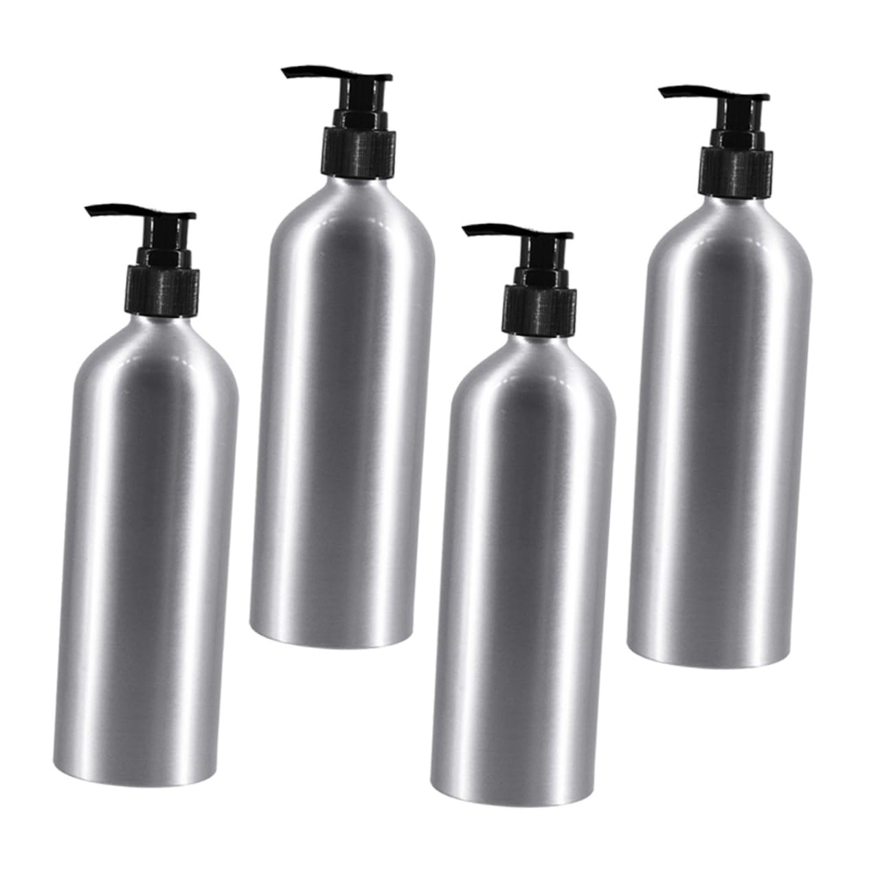 PRETYZOOM Aluminum Bottle Pump Head Set Modern Design for Shower Travel Foam Pump