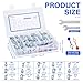 260Pcs Grease Fitting Assortment Kit, Grease Zerk Nipple Fitting, M6 M8 1/4 Inch 1/8 Inch 45 90 Degree Straight with Wrench for Automotive and Industrial Use, Galvanized Carbon Steel