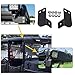 NORTHYUN Rear Roof Pillar Roll Cage Bar Reverse LED Backup Light Pod Mounting Brackets Compatible with 2013-2020 Polaris Ranger Full Size