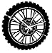 Produktbild Instant Karma Clocks Vinyl Wanduhr Motorradrennen Motorrad Fahren
