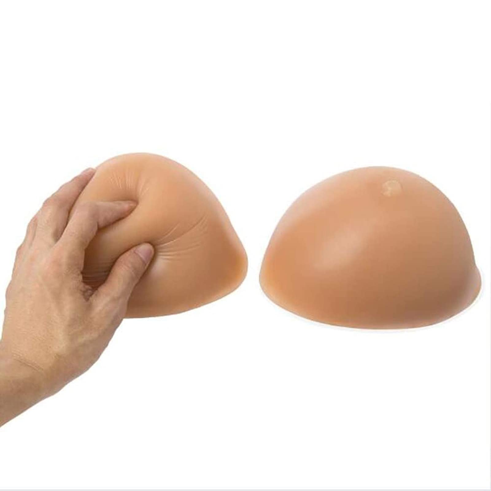 Prothèse Mammaire Silicone Triangle Auto-Adhésive - 1 Pièce - Pour Mastectomie, Crossdressing, Transgenre Ou Rehausseur