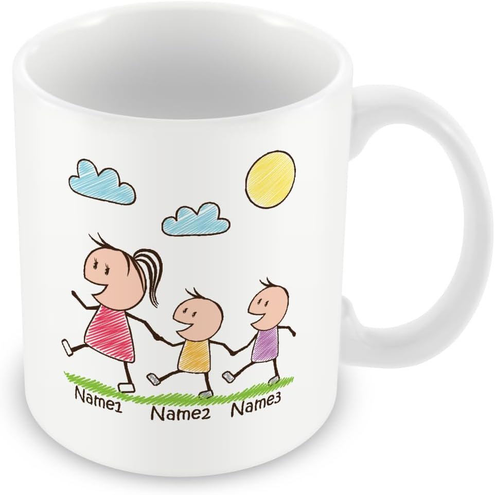 Mummy & Two Kids Mug