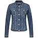 Produktbild 7 For All Mankind Womens Modern Trucker Casual Blazer, MID Blue, M