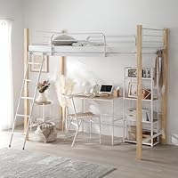 Amazon｜RASIK ロフトベッド ハイタイプ シングル フレームのみ