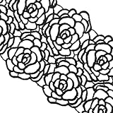 Contenu et dimensions: Vous recevrez au total 3 yard/2.74 mètres de ruban de dentelle à motif de rose creuse., environ 4~4-3/8 pouce (100~110mm ) de large. Quantité suffisante pour répondre à vos différents besoins quotidiens.