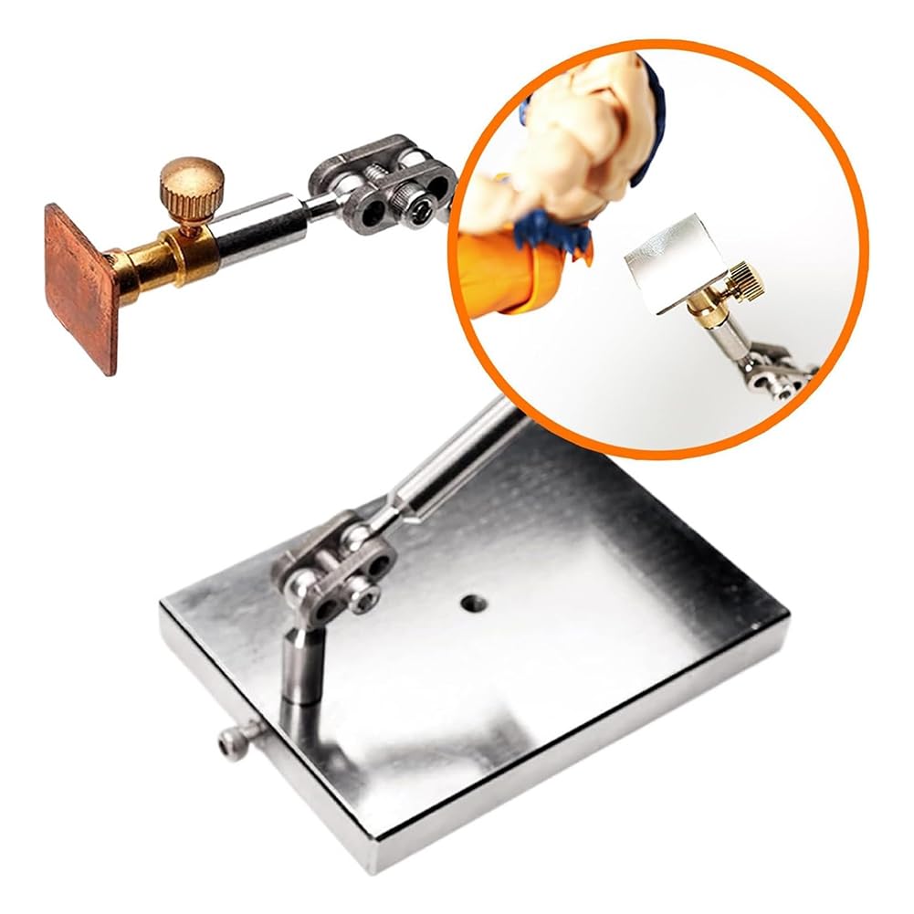 Stop-Motion-Animations-Rig-Arm-Kit mit 26 cm Edelstahl-Rig-Arm und 6 Verschiedenen Verbindungsstücken für Nahtlose Charaktere.