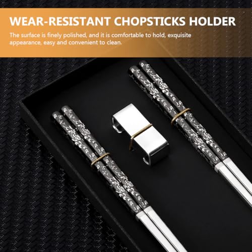 Palillos de Acero Inoxidable Reutilizables para Cenas en Casa 5
