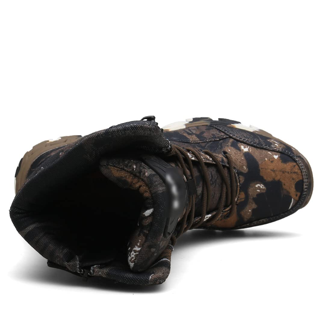 Zapatos de senderismo impermeables Zapatos tácticos de los hombres del deporte al aire libre Zapatos de escalada de montaña Botas