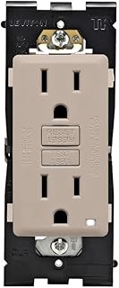Leviton Renu Self-Test Tamper-Resistant GFCI Outlet, 15-Amp, RGF15-CA, Cafà Latte