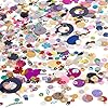 Assorted Mixed Sequins and Spangles Craft Supplies - 25g Bag of Colorful Shapes, and Gold Foil Iron Slices for DIY Decorations, Jewelry, and Greeting Cards #1