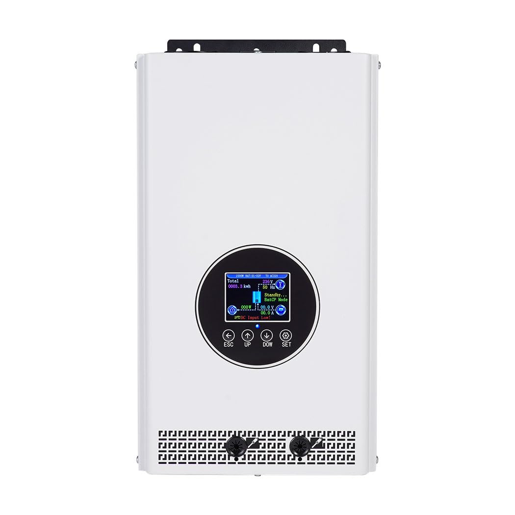 Grid Tie Inverter 2000W Power Limiter LCD Display DC55-90V Solar Input AC230V Pure Sine Wave Output RS485 Power Zero Export