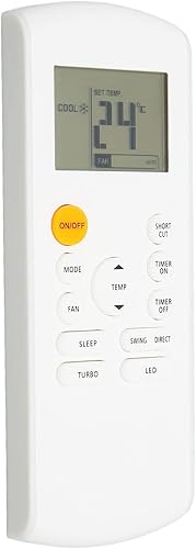 Miniatura 7 de Control remoto de aire acondicionado, control remoto universal de CA, repuesto de retroiluminación LED para RG57B1 BGE RG57B2 BGE RG57B BGE RG57 BGE