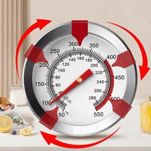 Glewi Stainless Steel Deep Fry Thermometer With Clip Dual Scale - Image 8