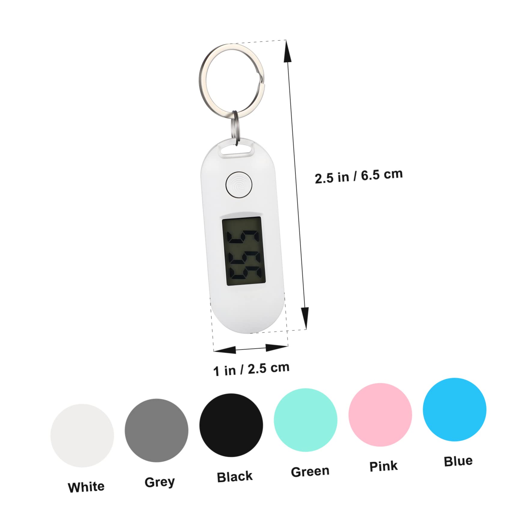 Tofficu Reloj Digital De para Estudiantes Pack De Relojes Electrónicos Silenciosos Verde Azul Negro Rosa Gris para Exámenes Y Piezas X 3