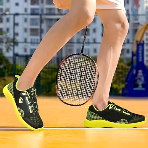 Image of PRO KVH Court Flyer 2.0 Non-Marking Badminton Shoes | Indoor Court Shoes for Badminton & Indoor Sports | Lightweight, Breathable, Cushioned, Durable & Comfortable Make regenrate This Product titel