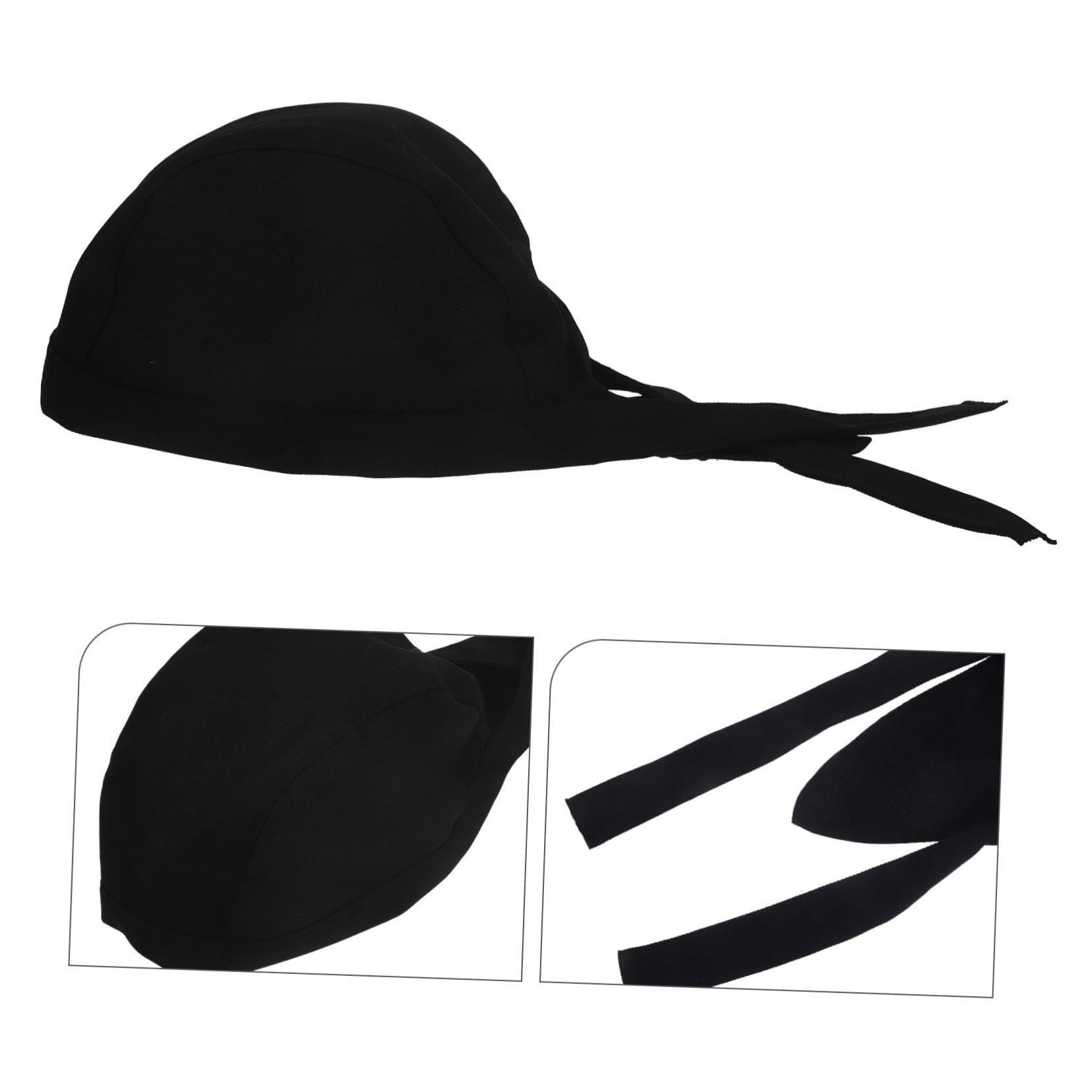 IMIKEYA 6 Gorros de Chef Unisex para Cocina, Resistentes y Cómodos, Ideales para Restaurantes y Catering