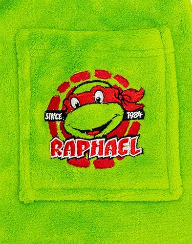 Bata con capucha para niños Teenage Mutant Ninja Turtles verde miniatura 6