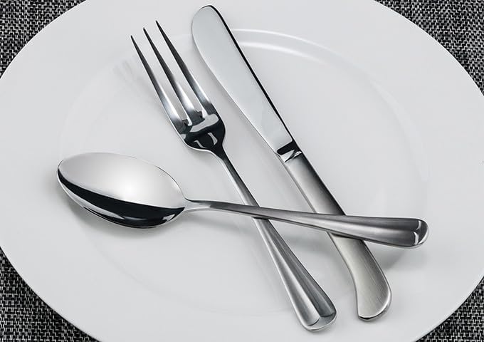 Miniatura 2 de Winco 0015-05 Lafayette Juego de tenedores de cena de 3 dientes, 12 piezas, acero inoxidable 18-0 por Winco